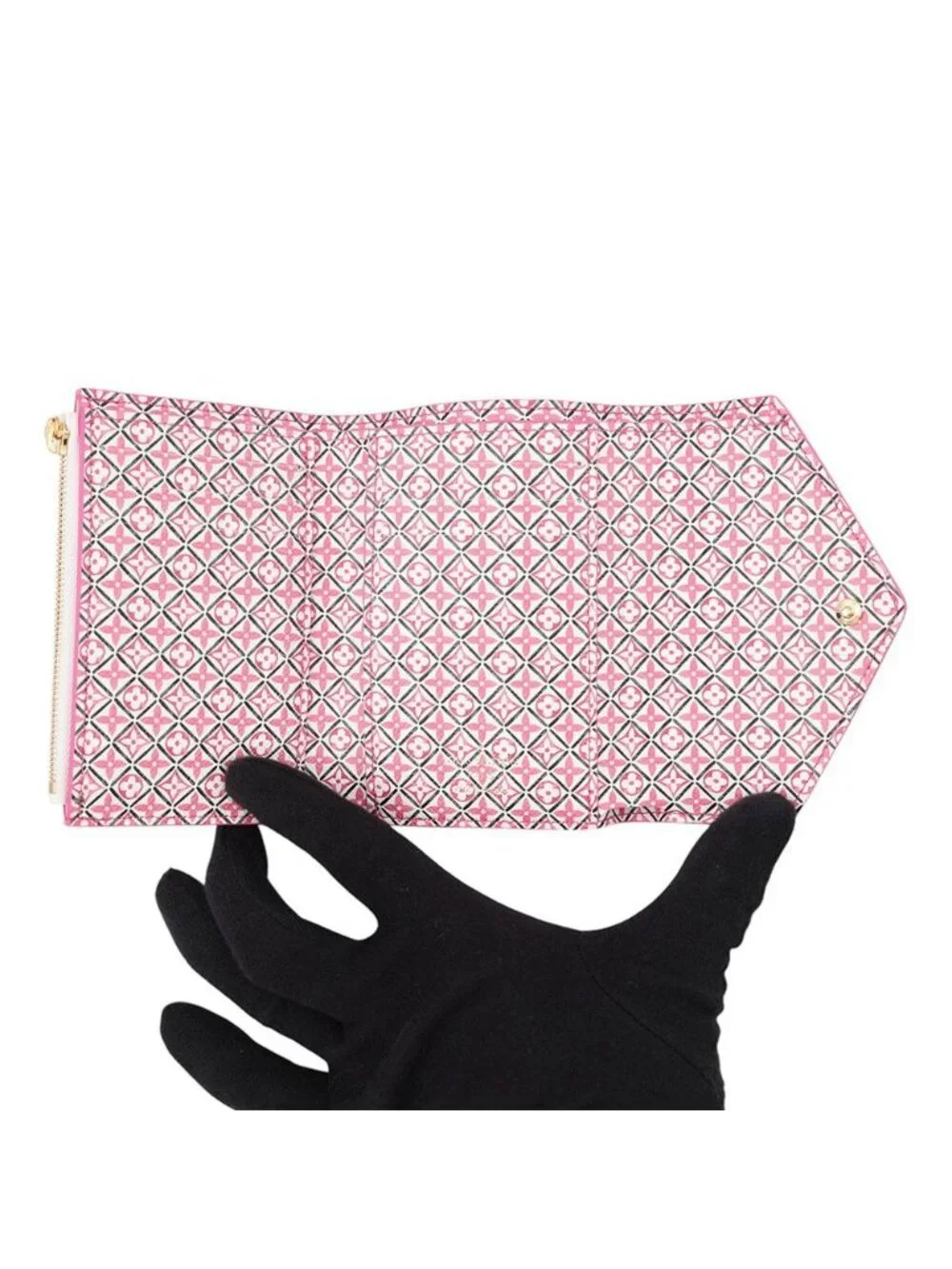 Louis Vuitton Trifold Wallet Monogram Empreinte Portefeuille Victorine Bicolor